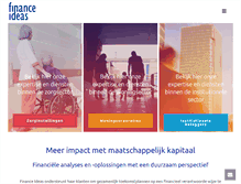 Tablet Screenshot of finance-ideas.nl